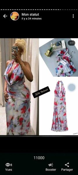 Robe florale élégante