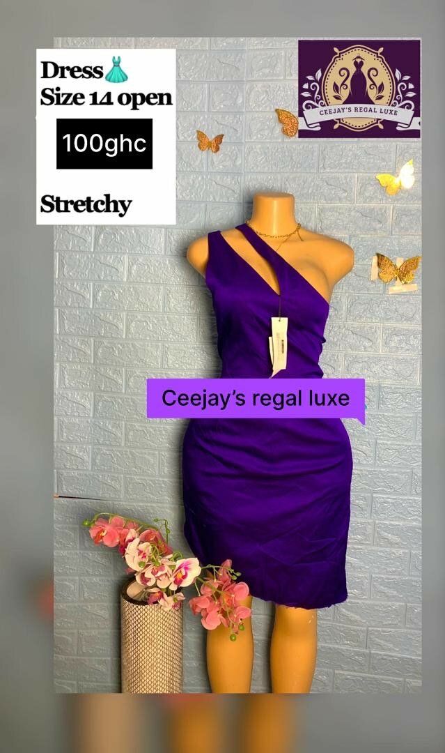 Store reject purple dress