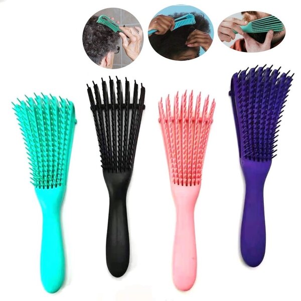 Brosse démêlante cheveux bouclés