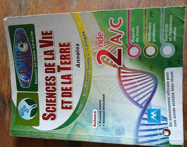 Manuel Sciences de la Vie Seconde