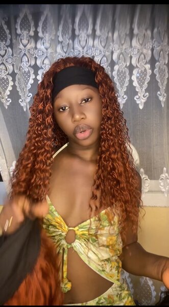 Perruque semis naturel bouclés