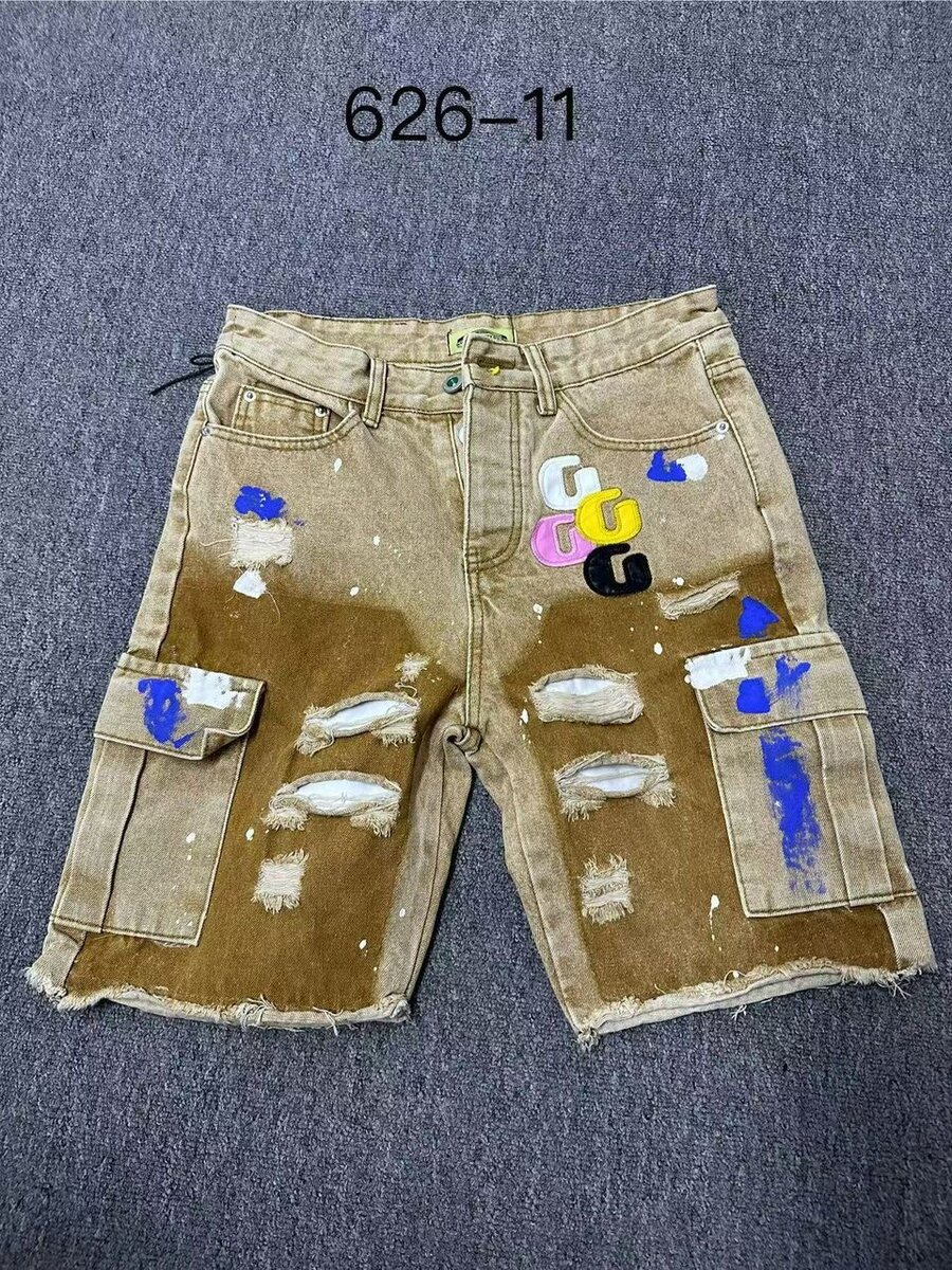 Shorts cargo en jean décontracté