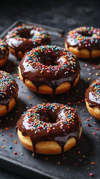 Donuts variés luxueux