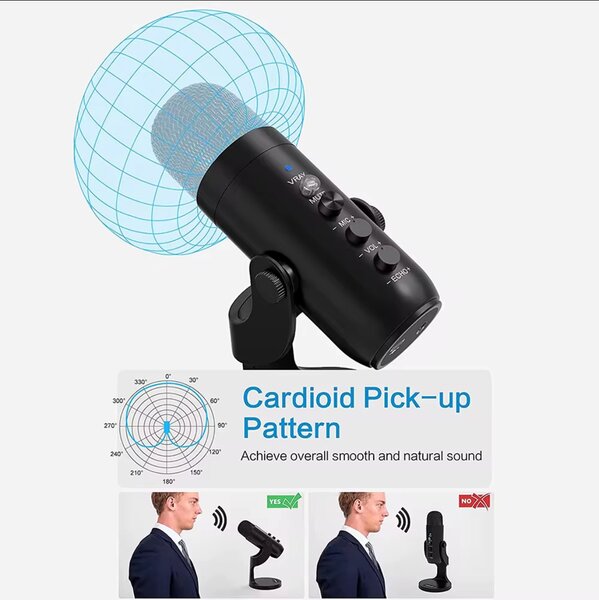 Microphone USB Cardioïde