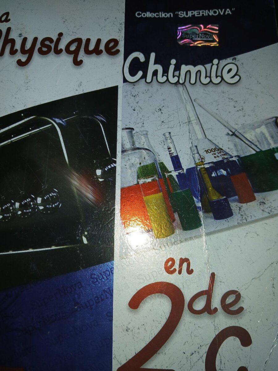 Livre Physique Chimie Supernova