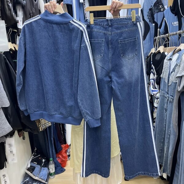 Ensemble jogging en jean