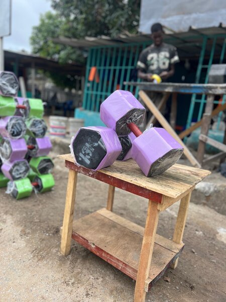 Haltères En béton