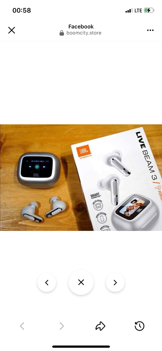 Écouteurs sans fil JBL Live Beam