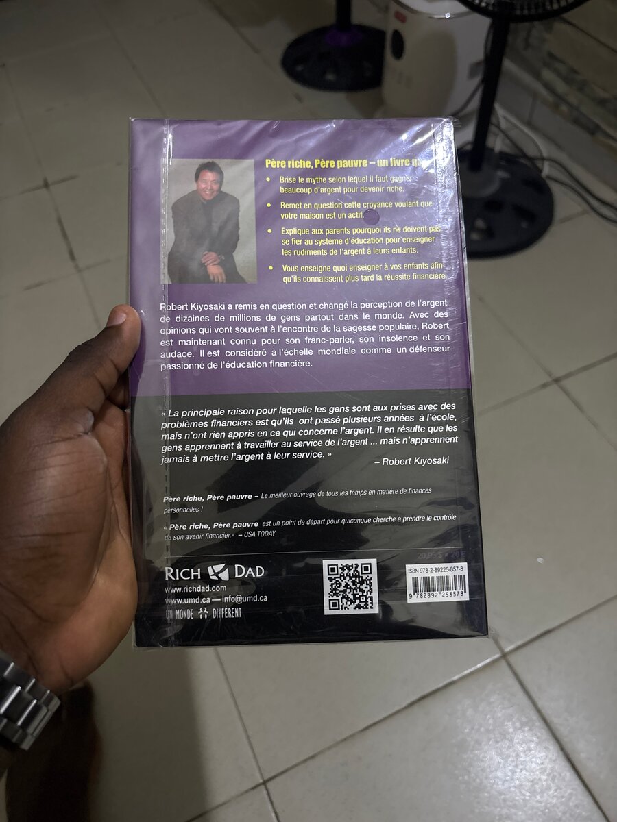 Père Riche Père Pauvre - Livre