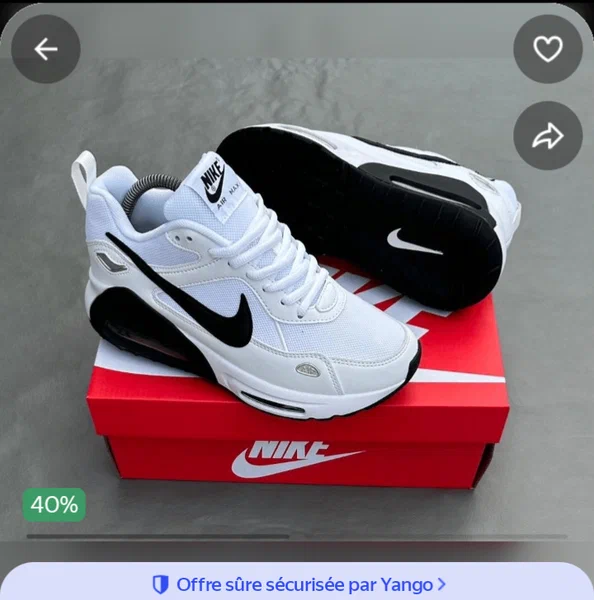 Chaussures Nike Air Max Blanches