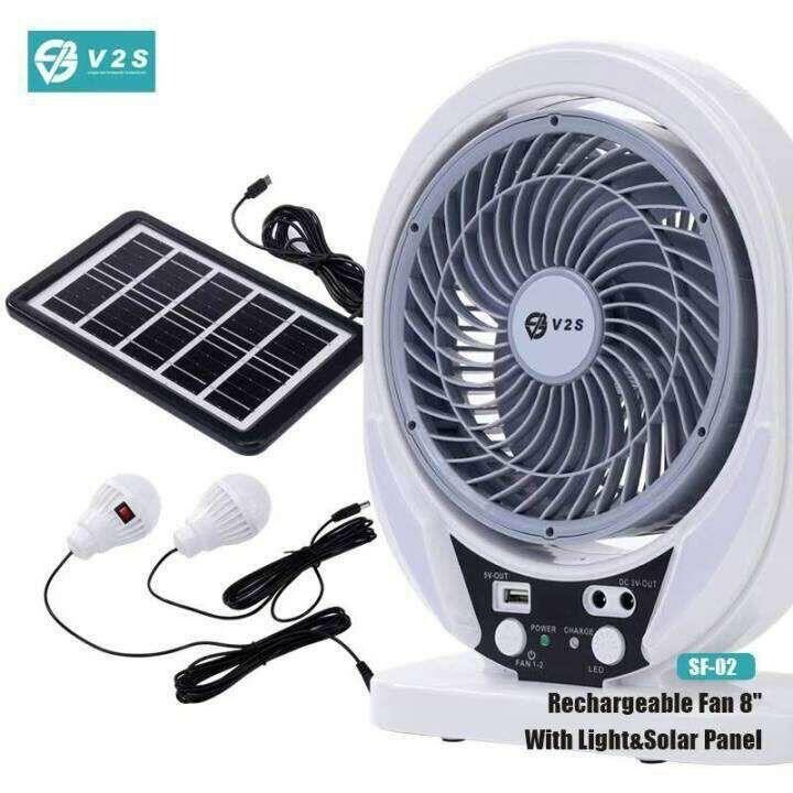 Dura Volt Solar rechargeable Fan