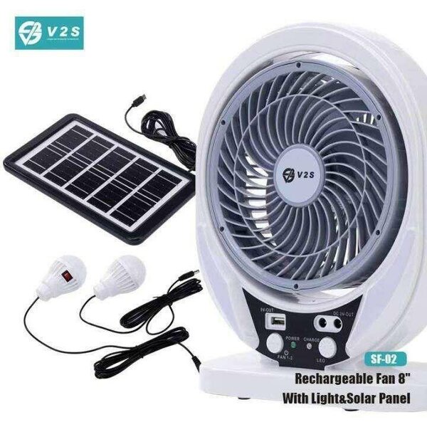Dura Volt Solar rechargeable Fan