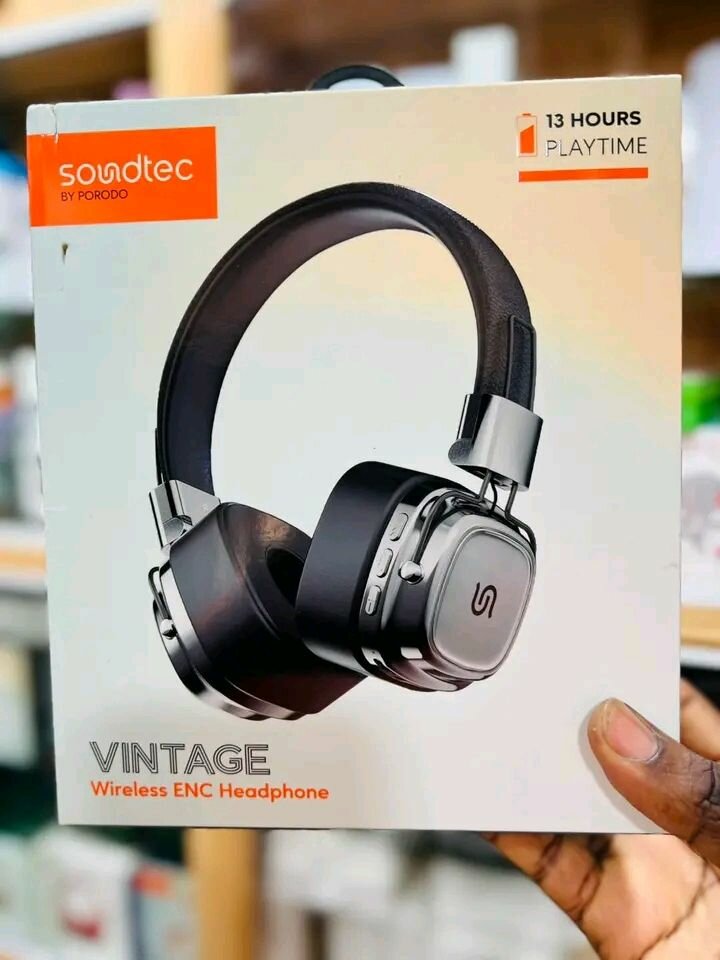 Soundtec Casque Vintage Sans Fil