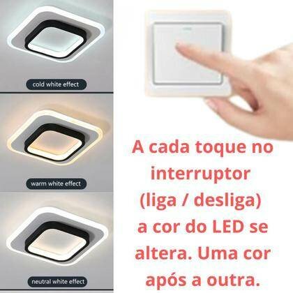 Plafonnier LED moderne