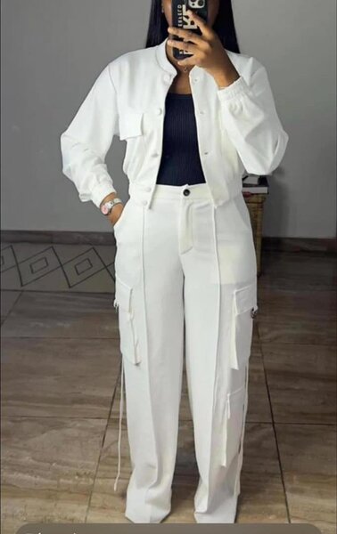 Ensemble chic à poches femme
