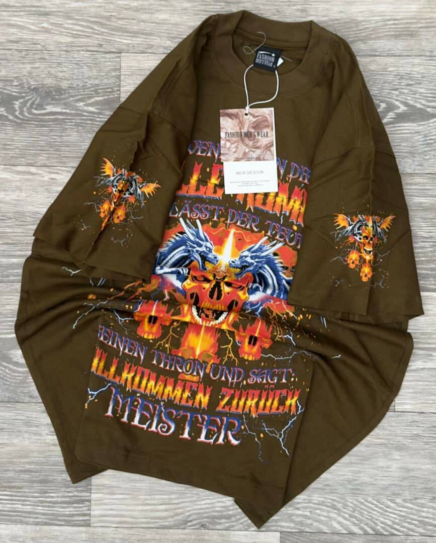 T-shirts oversize graphiques