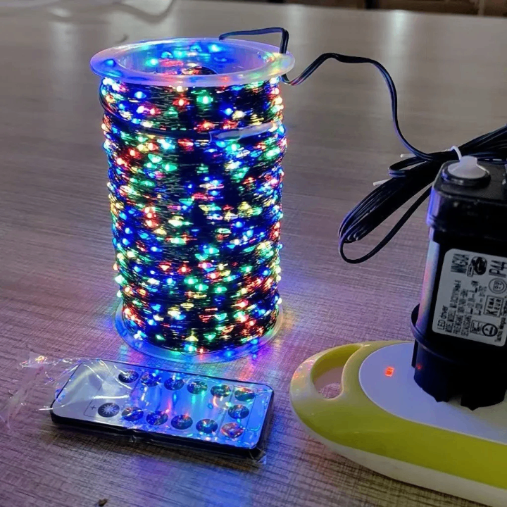 Guirlande LED multicolore télécommandée