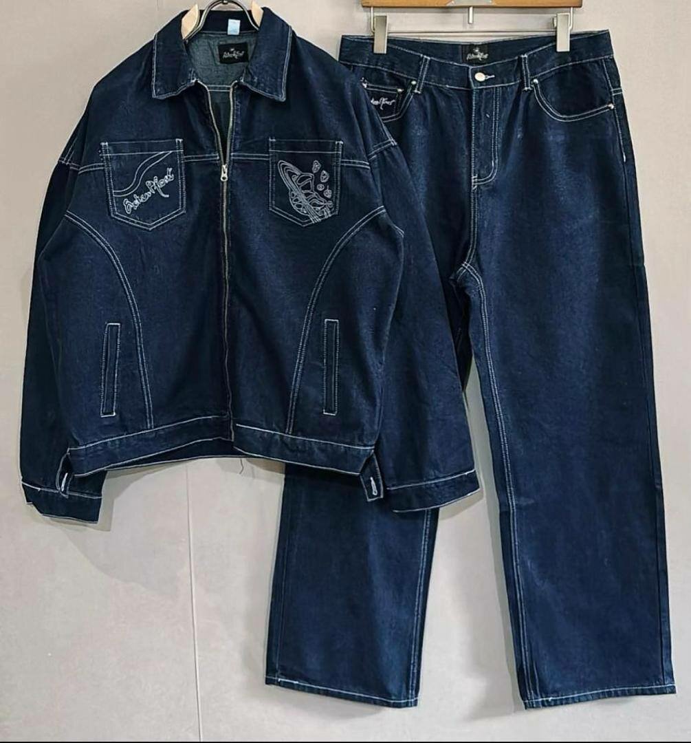 Ensemble denim tendance unisexe