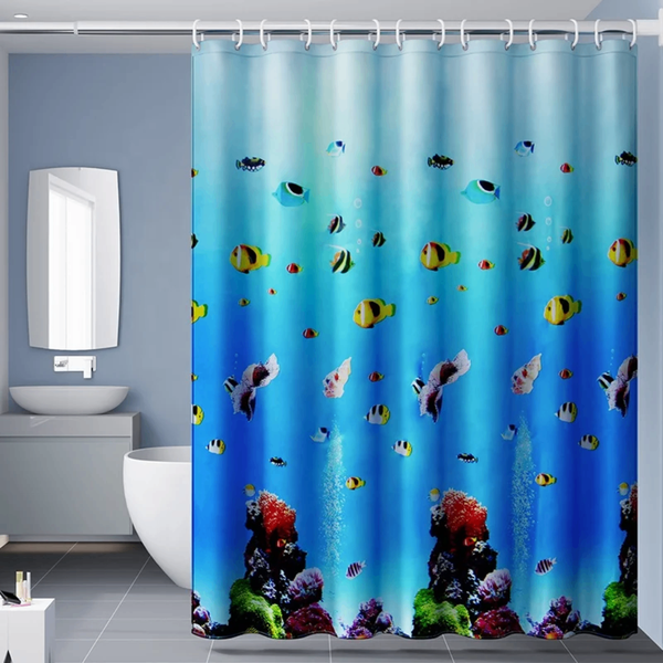 Rideau de douche en plastique