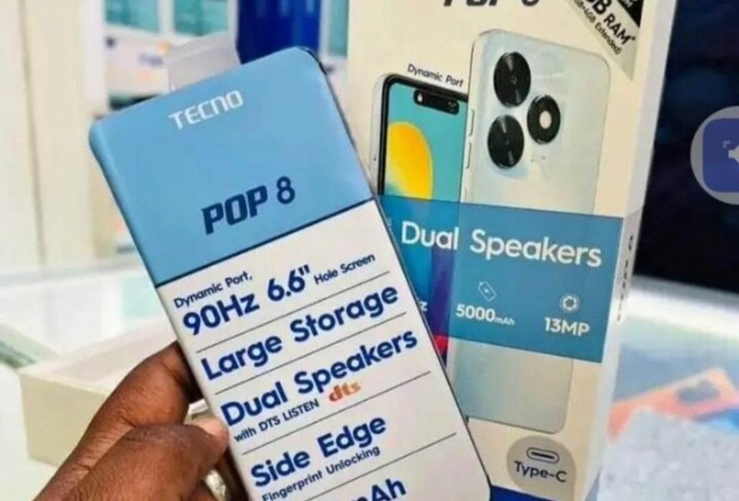 Smartphone TECNO POP 8 4Go RAM