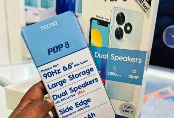 Smartphone TECNO POP 8 4Go RAM