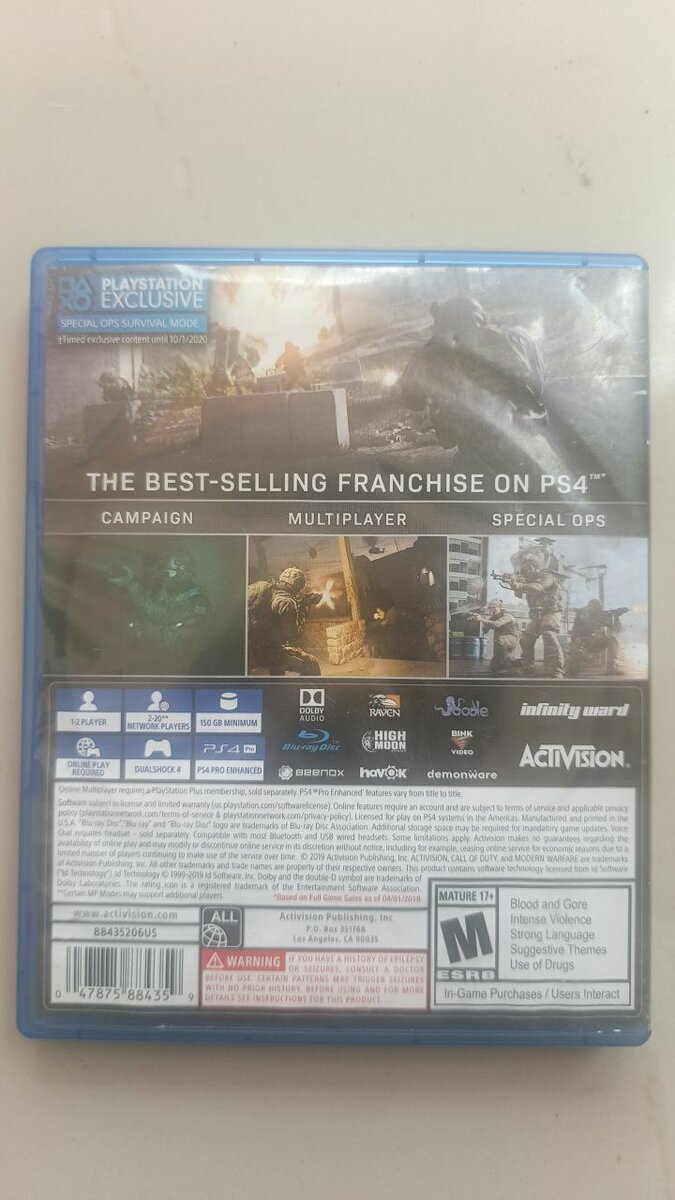 Call of Duty: Modern Warfare PS4