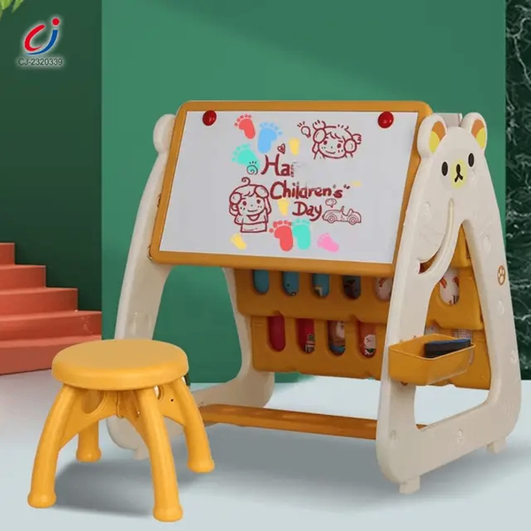 Tableau bibliothèque pliable multifonctionnelle 3en1