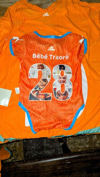 Ivory Coast Baby Football Jersey