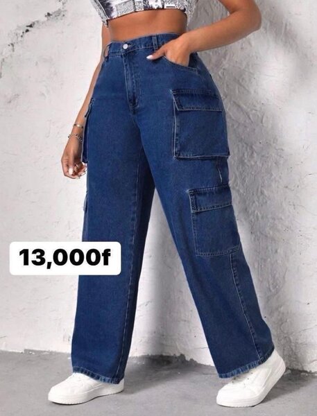 Jean cargo femme tendance