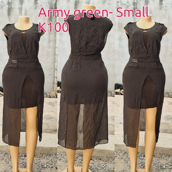 Beautiful and high-quality women's dress made of salaula silk