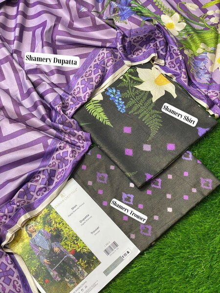 Shirt trousers and duppata