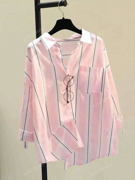 oversize à rayures tendance