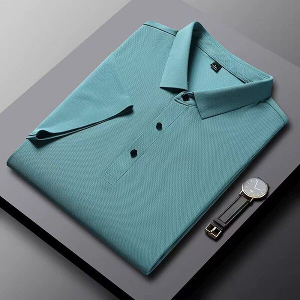 Polo homme élégant bleu