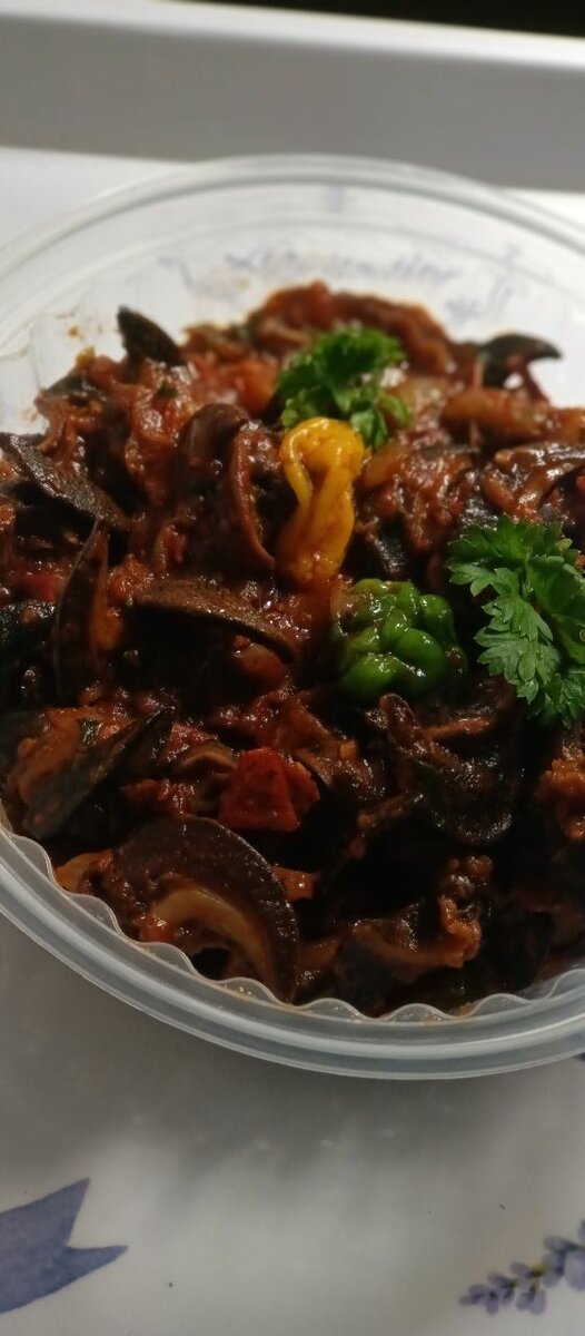 Sauté d'escargots crabe