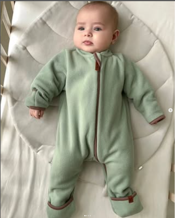 комбинезон детский зеленый