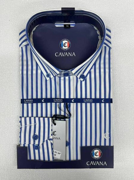 Chemise à rayures pour homme