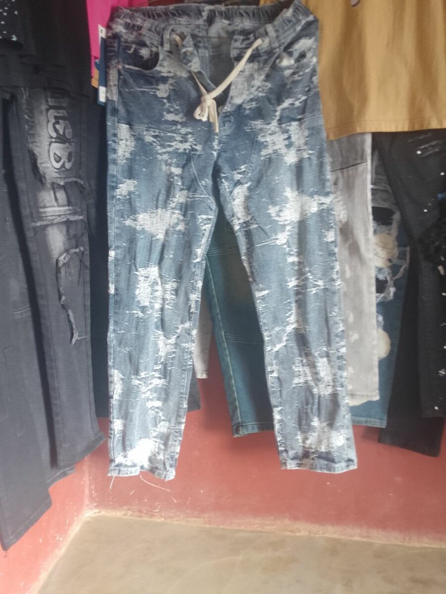 Jeans cargo pour hommes et fem