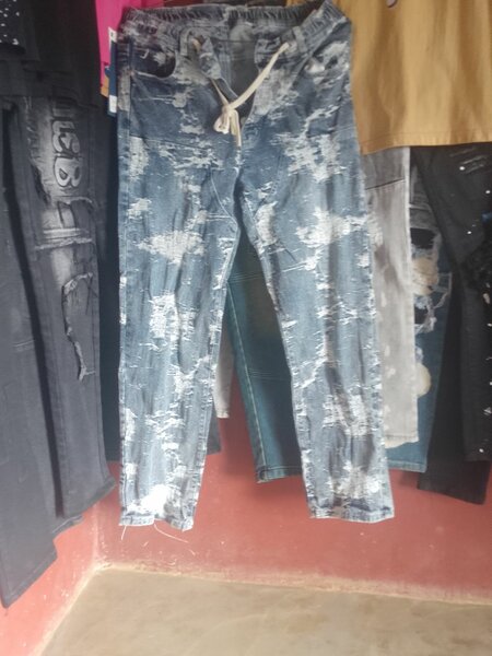 Jeans cargo pour hommes et fem
