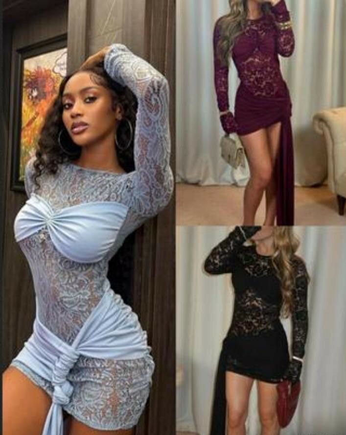 Robe en dentelle élégante