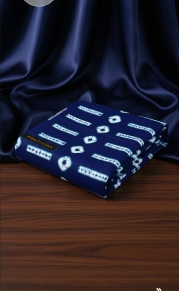 Tissu Wax Bleu Africain