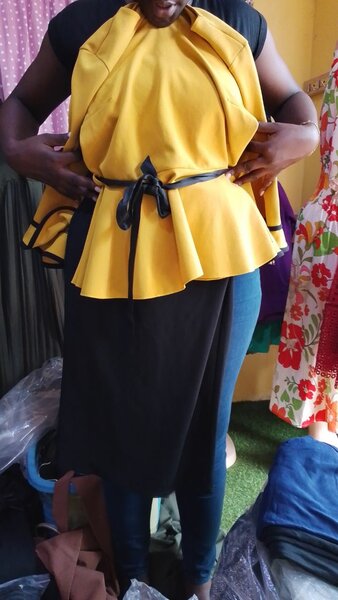 Top piece skirt and top