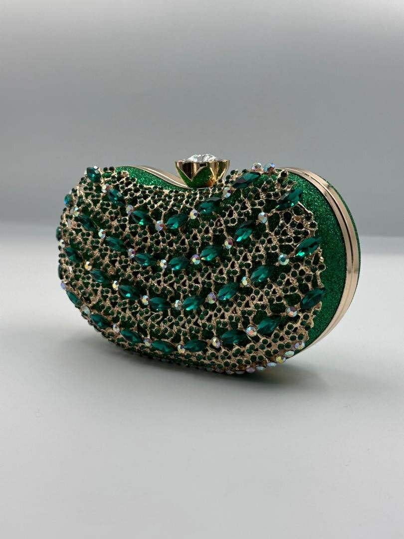 Nude, Silver & Green Purses