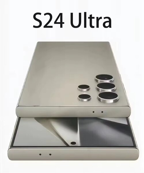 Smartphone S24 Ultra doré