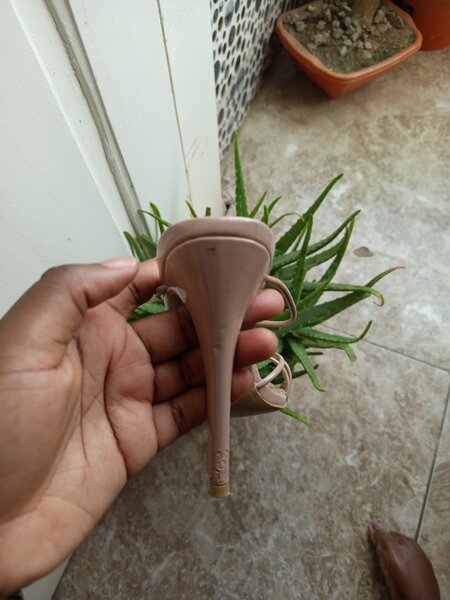 Sandales à talon en cuir