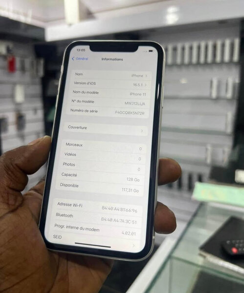 iPhone 11 128 Go Blanc