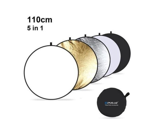 Réflecteur Photo 5 en 1 110cm