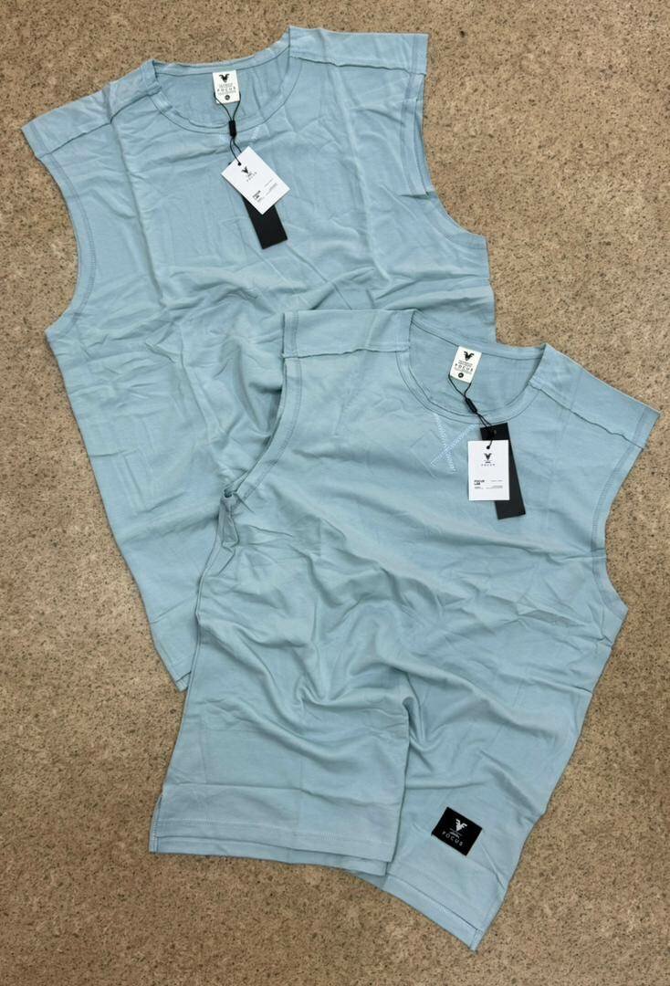 Débardeurs unisexes en coton