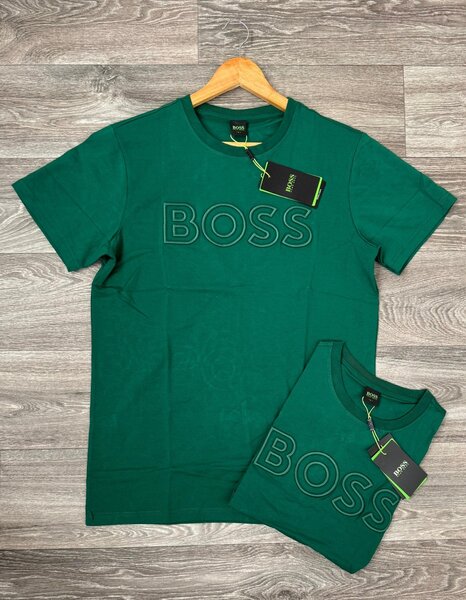 T-shirt BOSS verte pour hommes