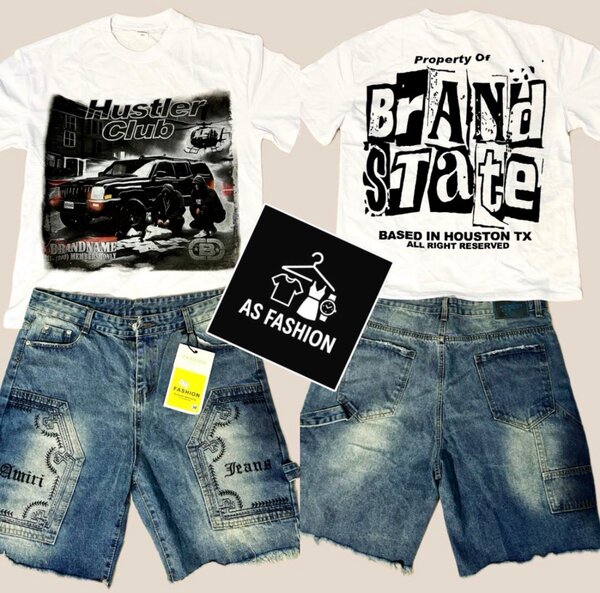 T-shirt et shorts décontractés