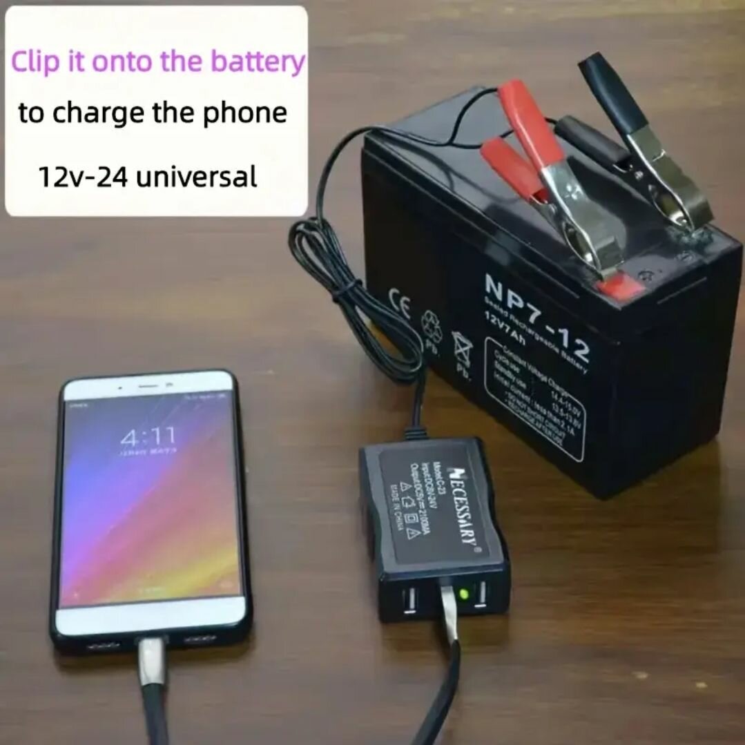 Chargeur Clip Universel 12V-24V